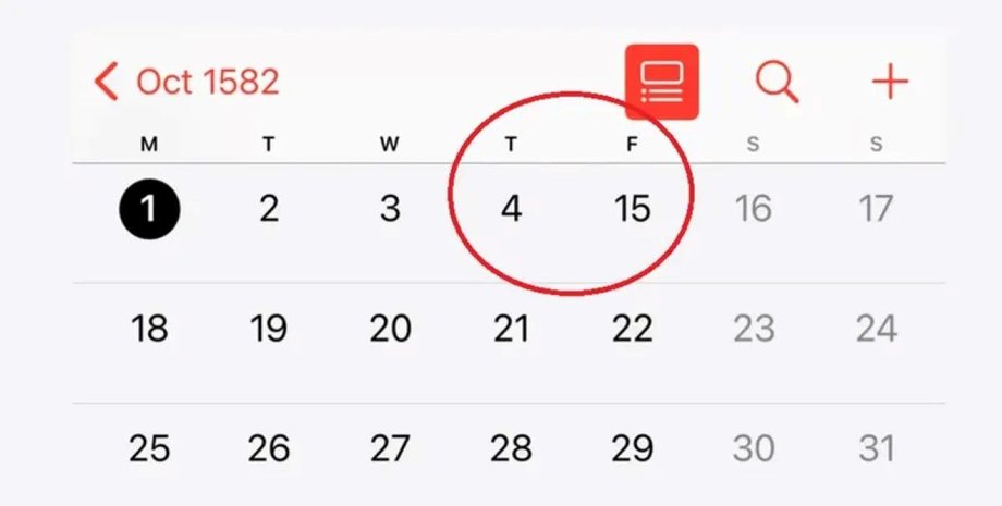 почему из истории исчезли 10 дней